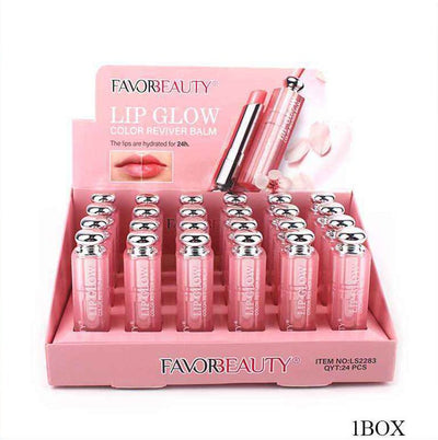 Favorbeauty Pink Lip Glow Color Reviver Balm (LS2283) W - B - 02 - TRUECOLOR WHOLESALE