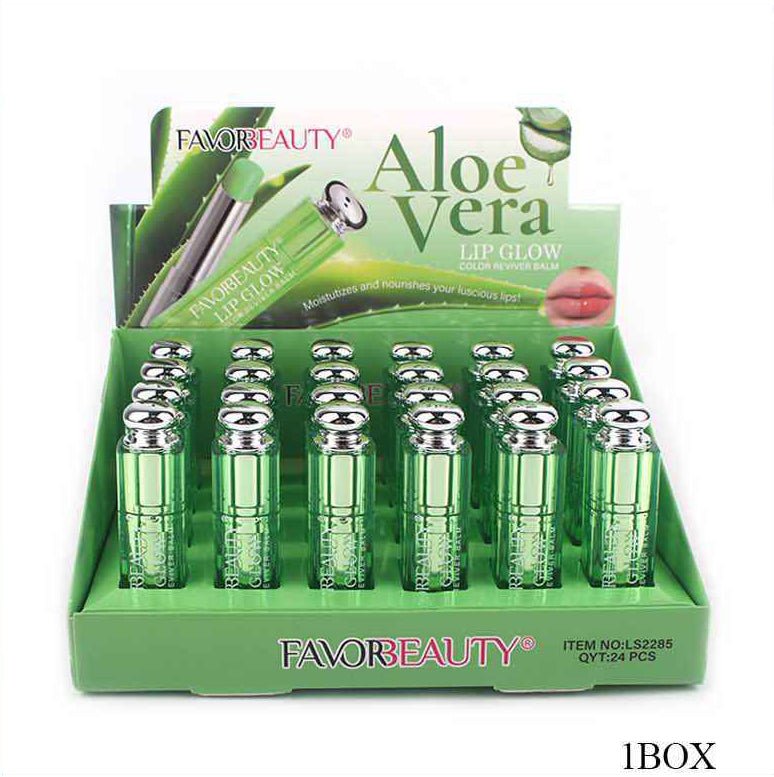 Favorbeauty Aloe Vera Lip Glow Color Reviver Balm (LS2285) W - B - 02) - TRUECOLOR WHOLESALE