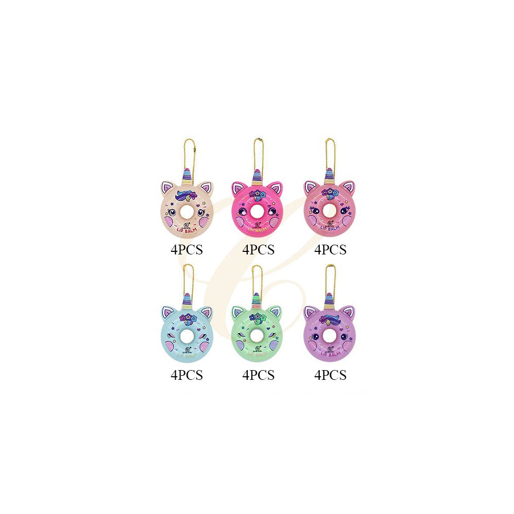 Unicorn Donuts Lip Balm (LB8058). W - C - 03 - TRUECOLOR WHOLESALE