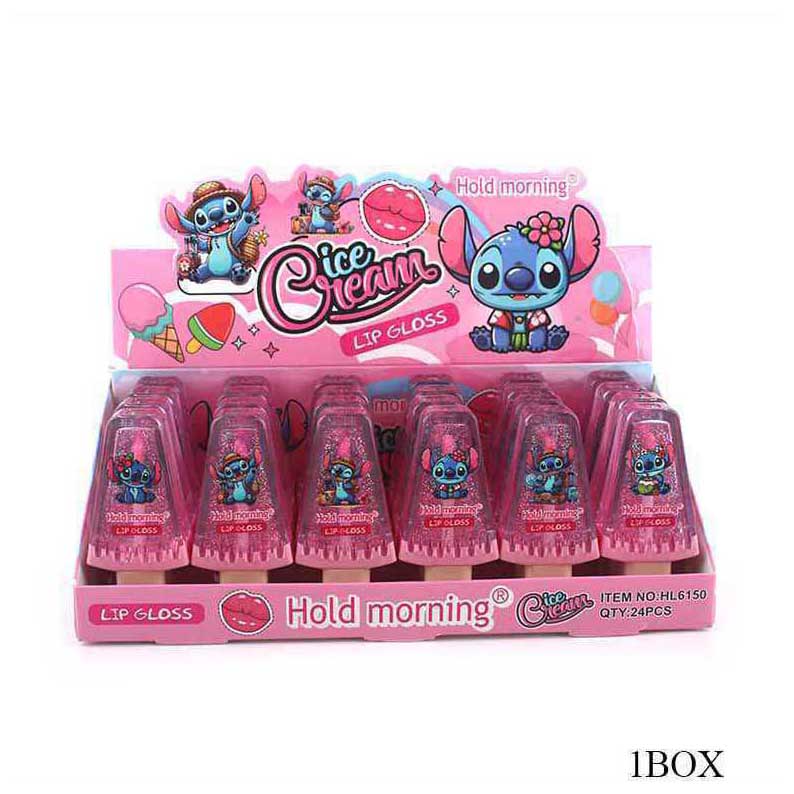 Hold Morning Cute Stitch Ice Cream Lip Gloss (HL6150) W - C - 01 - TRUECOLOR WHOLESALE