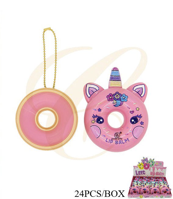 Unicorn Donuts Lip Balm (LB8058). W - C - 03 - TRUECOLOR WHOLESALE