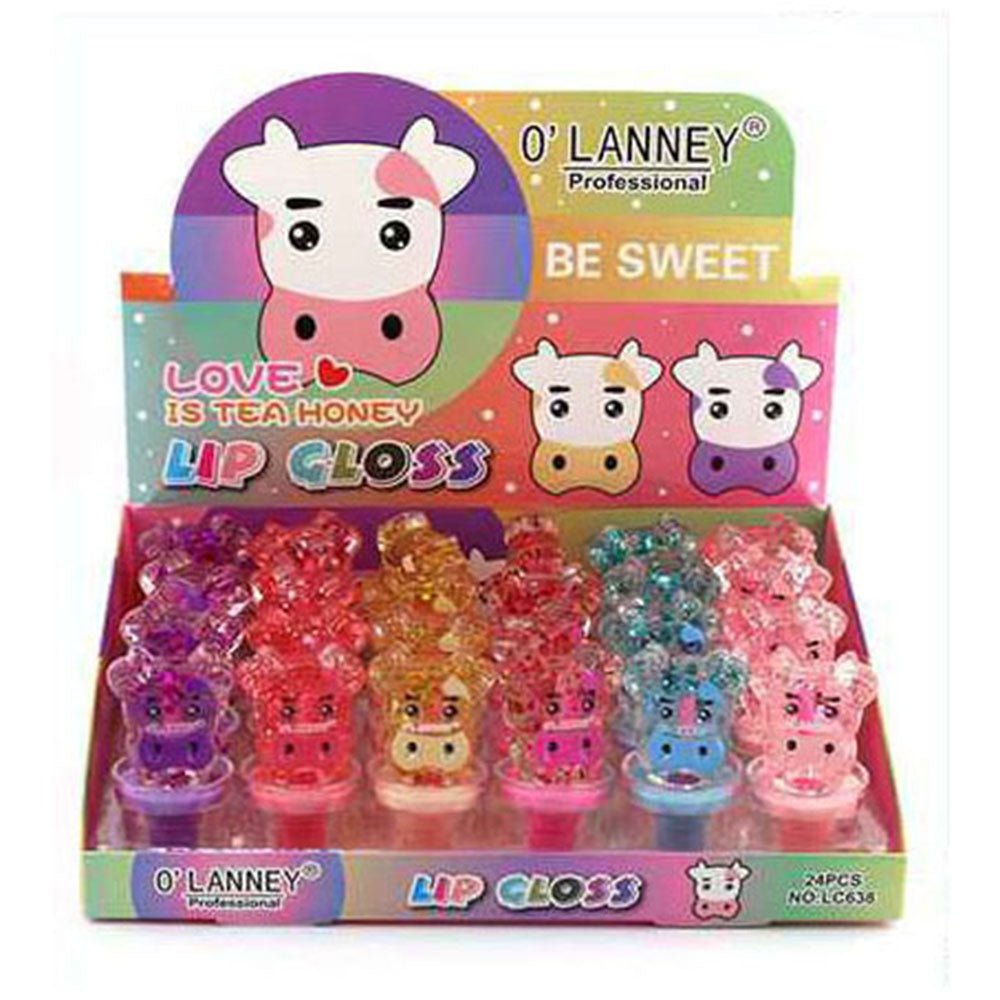 O'Lanney Cute Cow Lip Gloss (LC636) W - B - 02 - TRUECOLOR WHOLESALE
