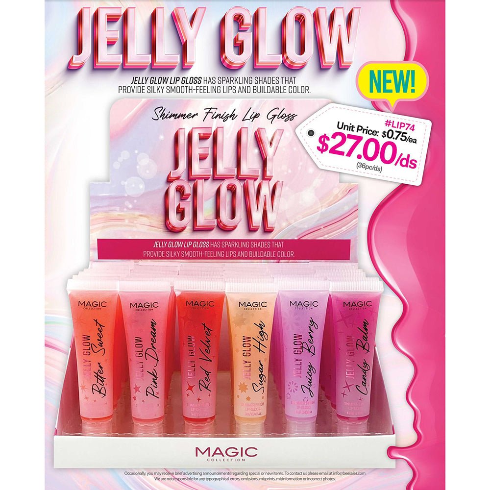 Magic - Jelly Glow Lip Gloss - TRUECOLOR WHOLESALE