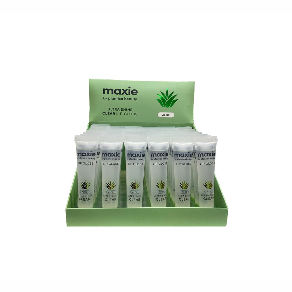 Maxie By Plantica Beauty - Ultra Shine Clear Lip Gloss Aloe Vera - TRUECOLOR WHOLESALE
