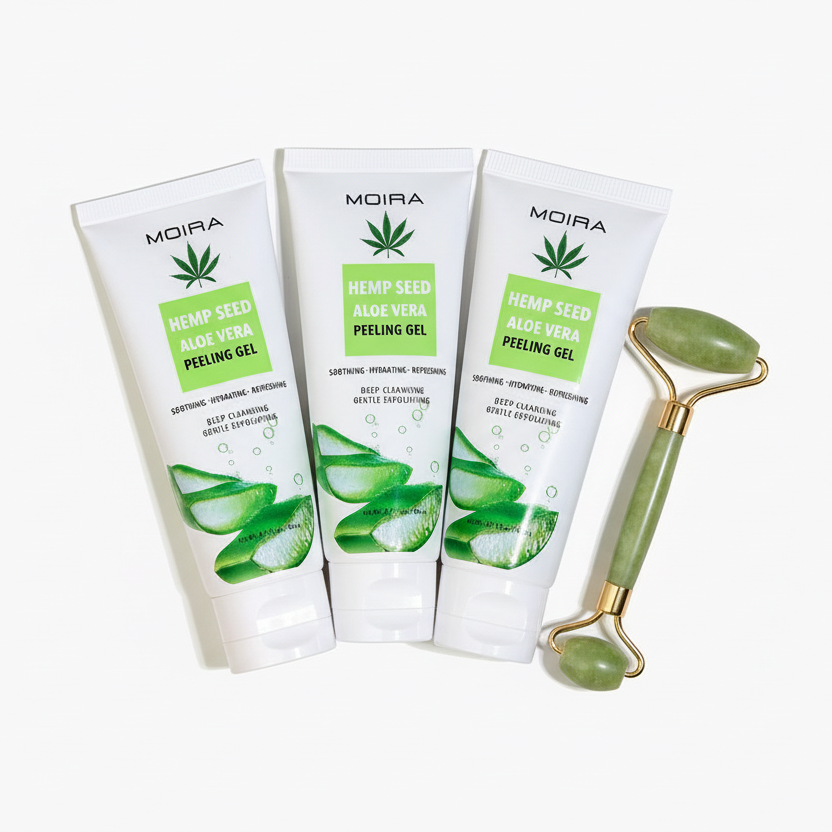Moira - HEMP SEED ALOE VERA PEELING GEL