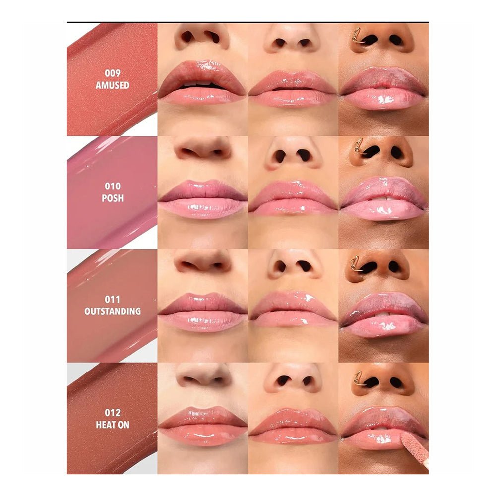 MOIRA Lip Glaze Oil Plumper – Hydrating Glossy Finish Lip Oil (Display of 36 + 12 Testers) - TRUECOLOR WHOLESALE