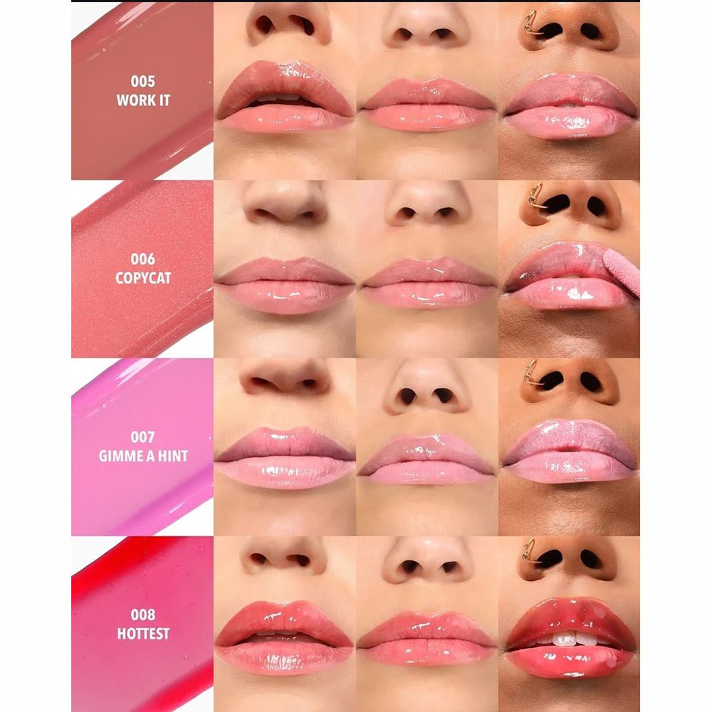 MOIRA Lip Glaze Oil Plumper – Hydrating Glossy Finish Lip Oil (Display of 36 + 12 Testers) - TRUECOLOR WHOLESALE