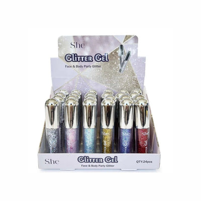 She - Glitter Gel Face & Body Party Glitter - TRUECOLOR WHOLESALE