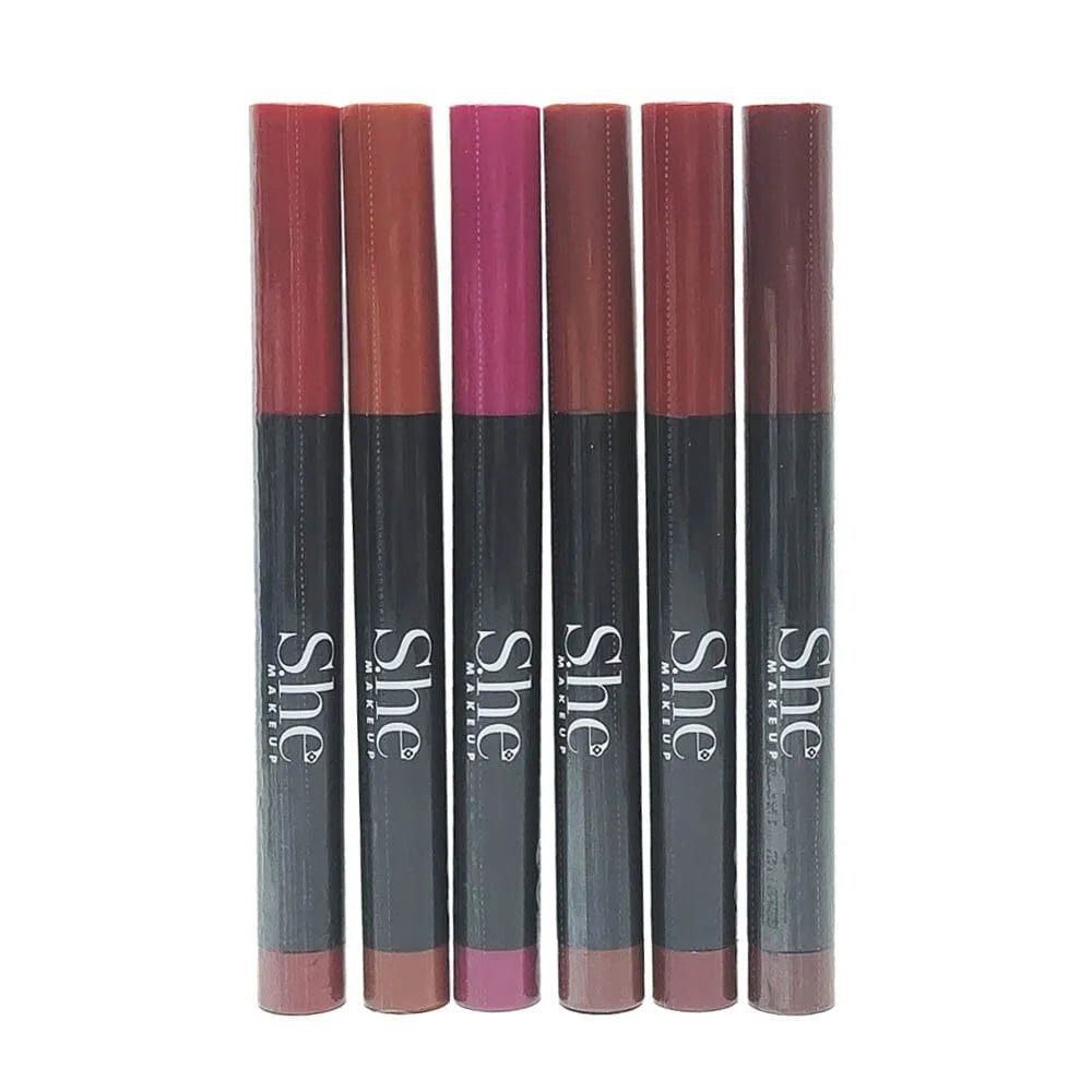 S.HE - Long Lasting Matte Lipstick (Red) (W - E - 02) - TRUECOLOR WHOLESALE