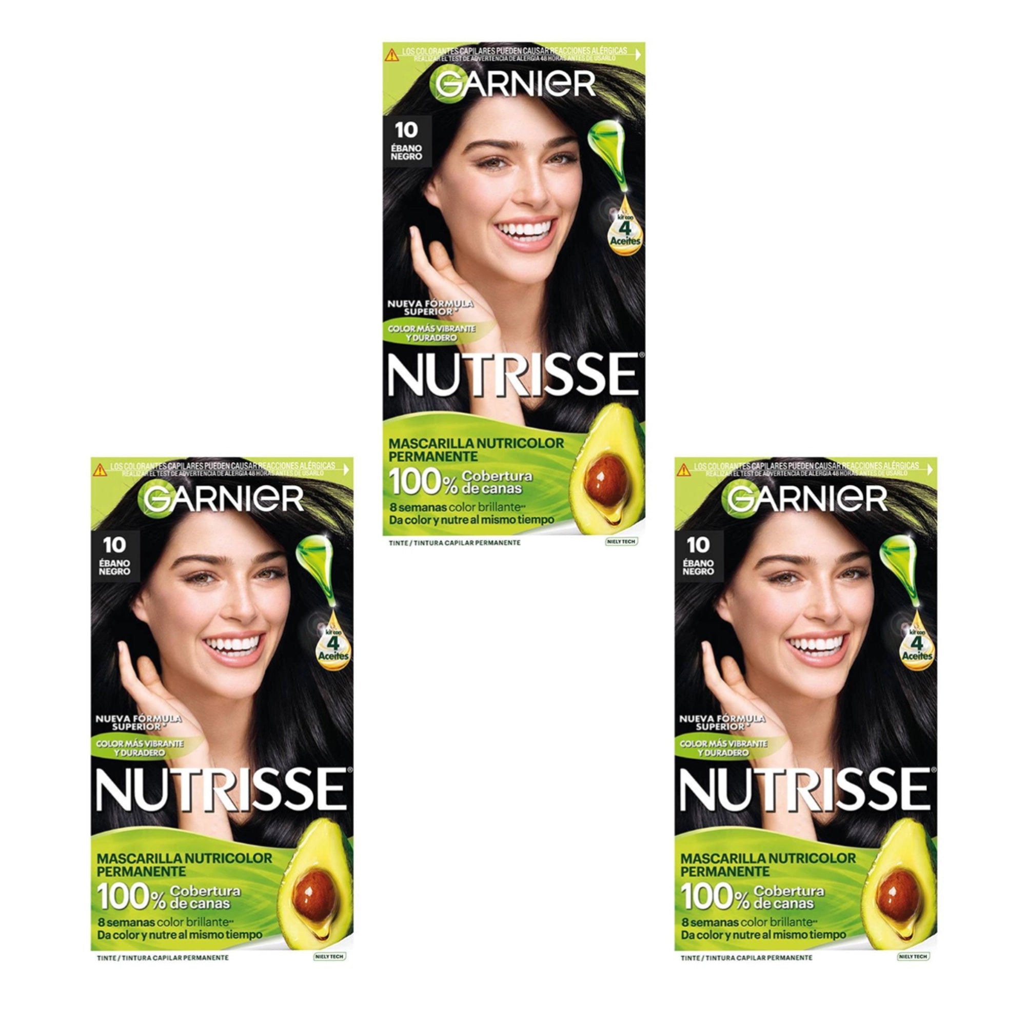 GARNIER - Hair Dye Nutrisse 10 Black Ebano