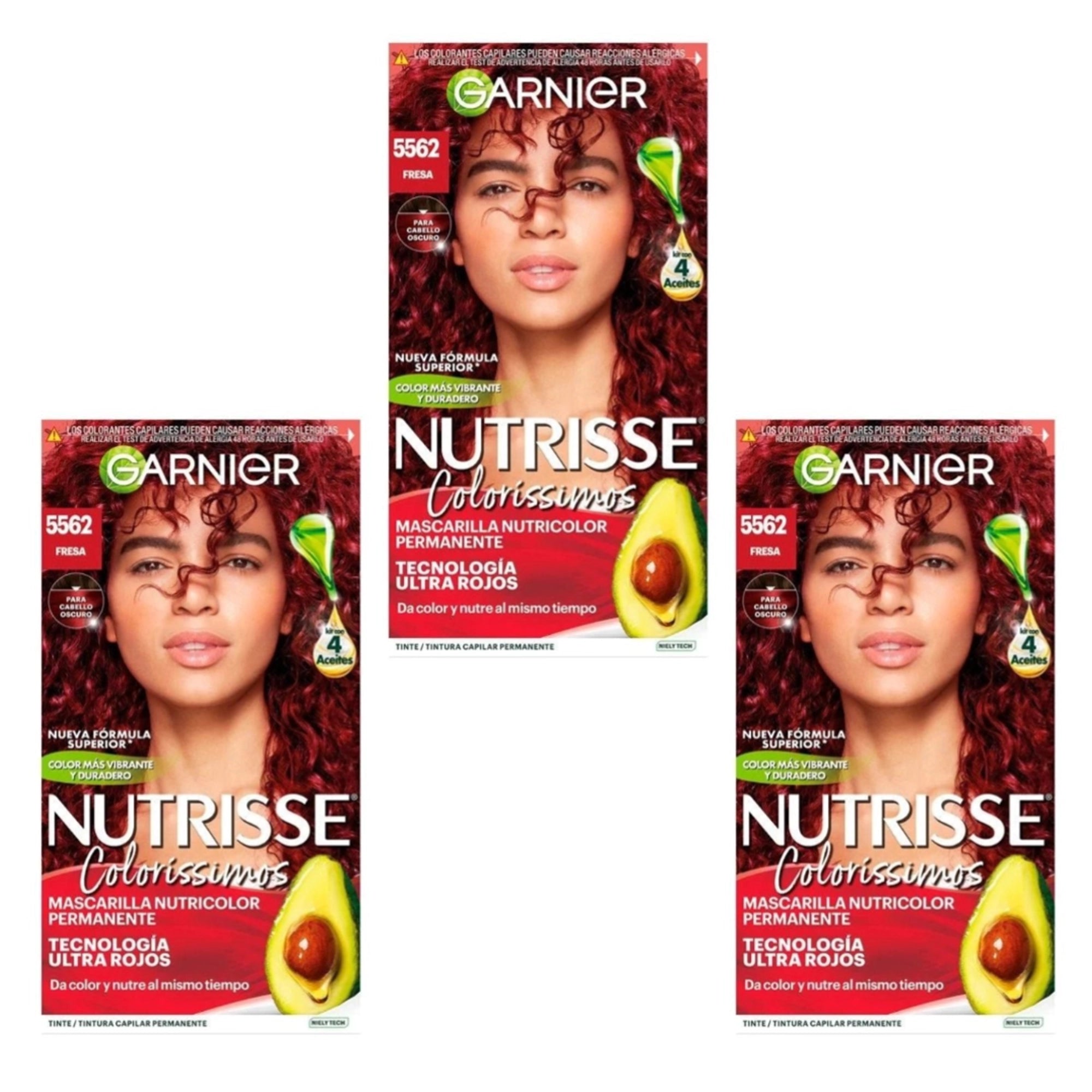 GARNIER - Hair Dye Nutrisse 5562 Strawberry