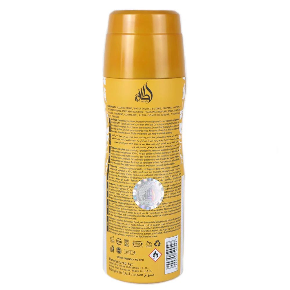 Lattafa - Yara Tous Deodorant Spray 200ML (6.7 OZ) - TRUECOLOR WHOLESALE
