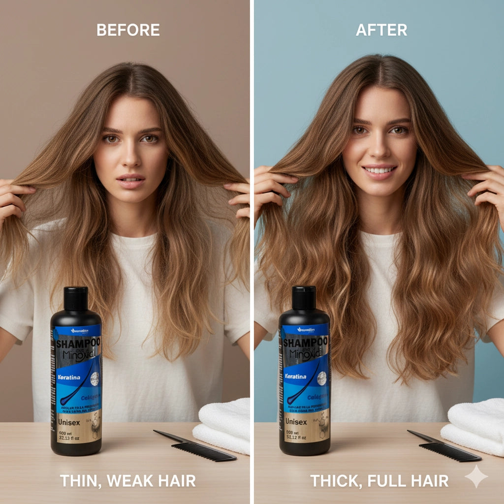 Incredible - Shampoo Minoxidil, Keratina & Colageno