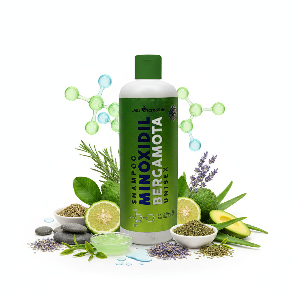 Incredible - Shampoo Minoxidil Bergamota Unisex