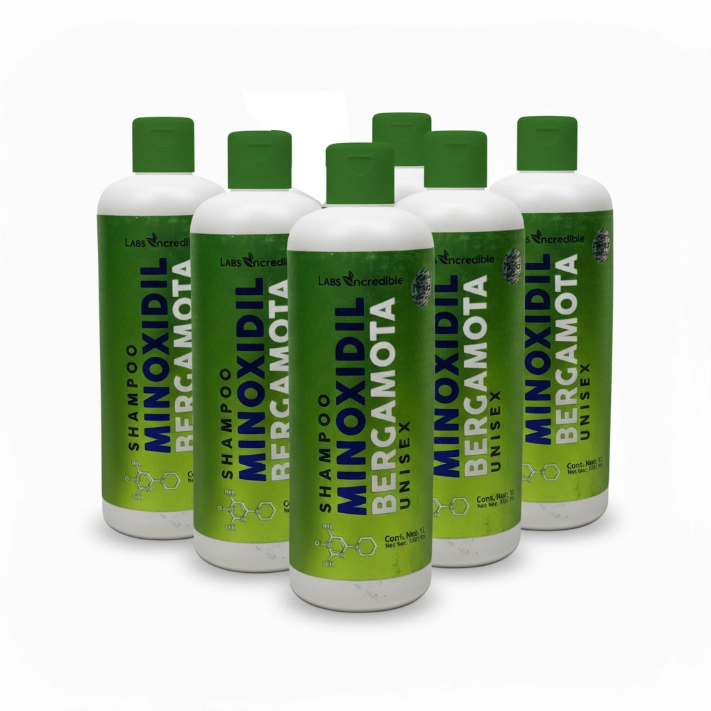 Incredible - Shampoo Minoxidil Bergamota Unisex