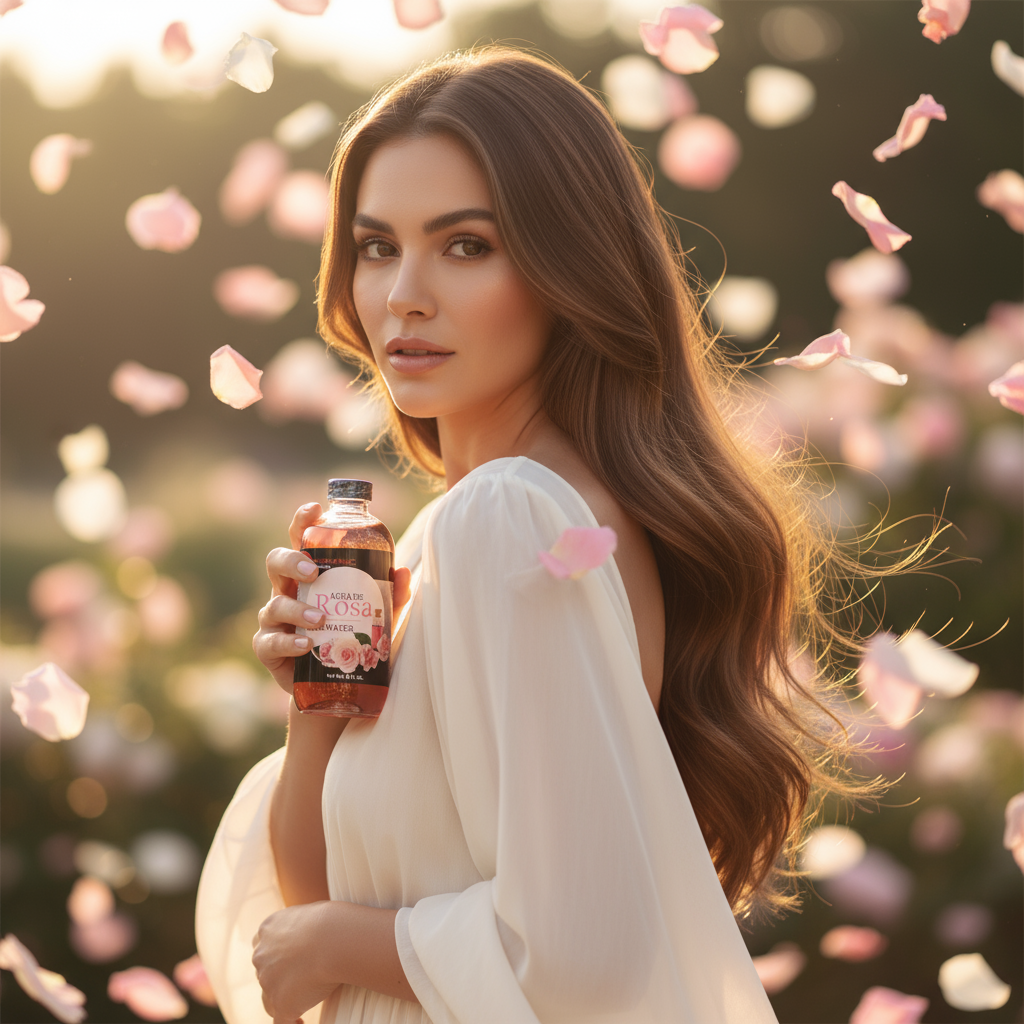 Agua De Rosa 8oz – Hydrating Rose Water for Hair & Skin