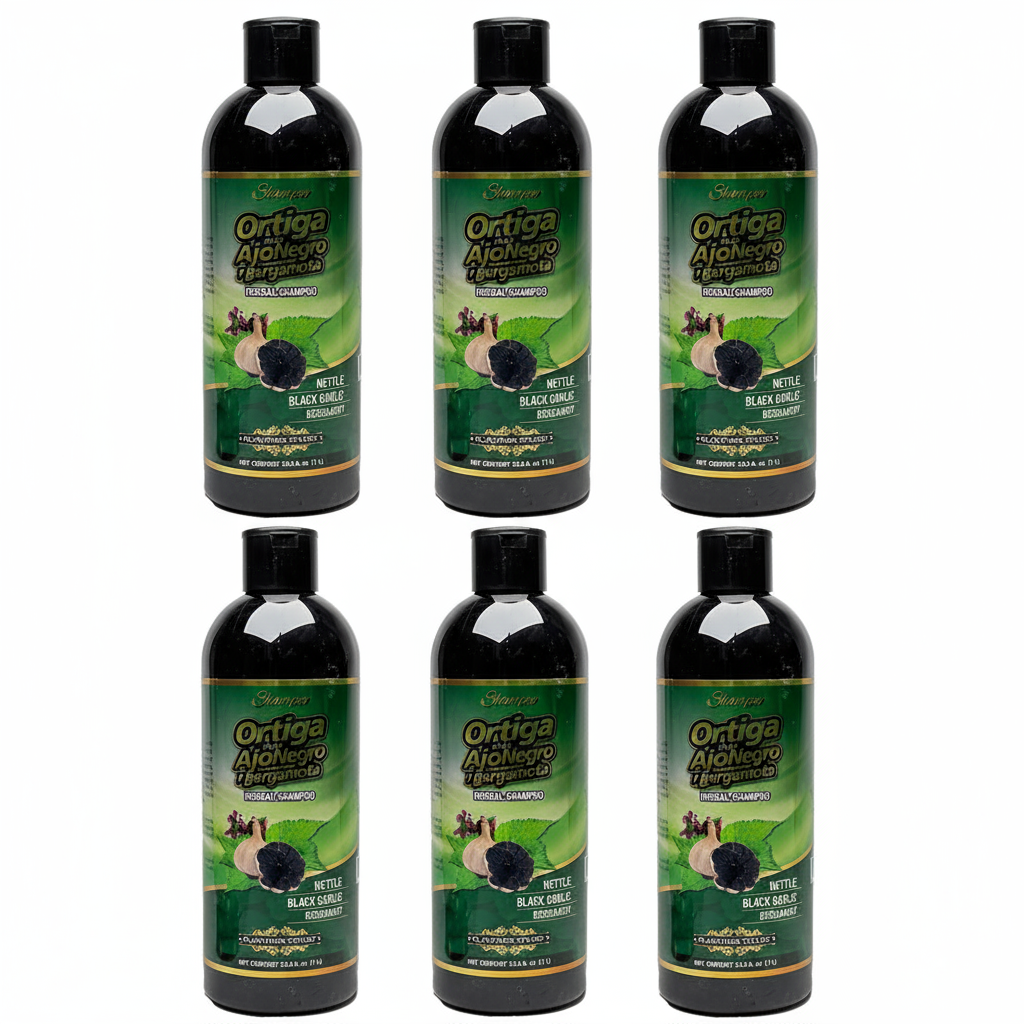 Plantimex Ortiga + Ajo Negro & Bergamota Herbal Shampoo 1L