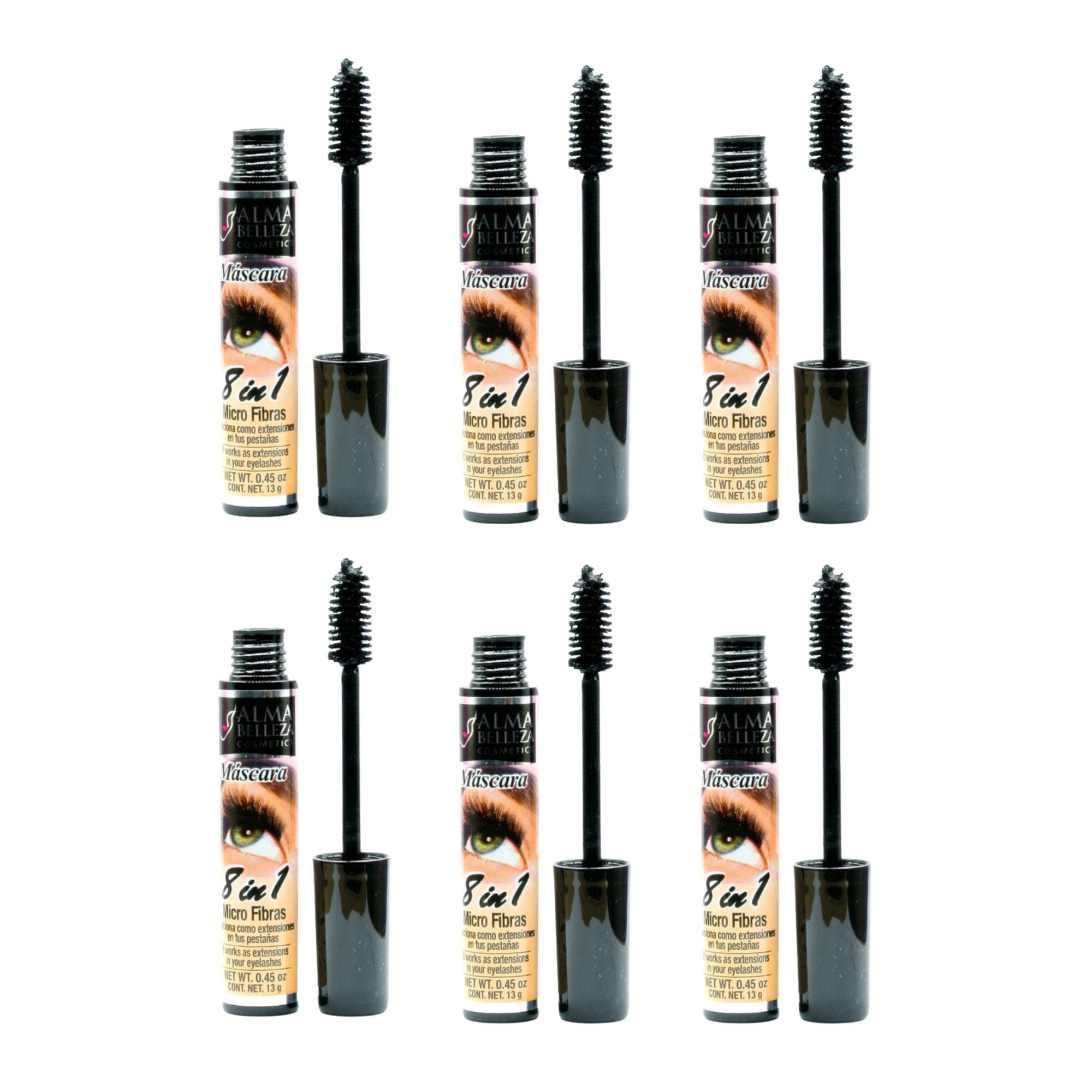Alma Belleza - Mascara - 8 In 1 Micro Fibras - TRUECOLOR WHOLESALE