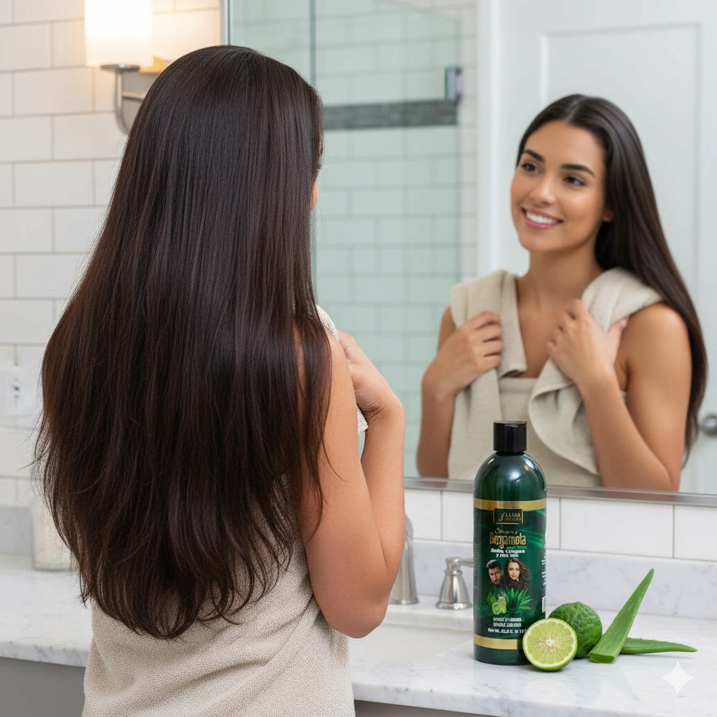 Alma Belleza - Shampoo Bergamota Biotina, Colageno & Aloe Vera