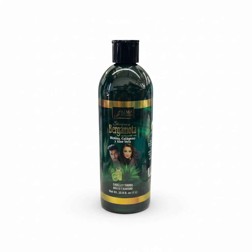 Alma Belleza - Shampoo Bergamota Biotina, Colageno & Aloe Vera
