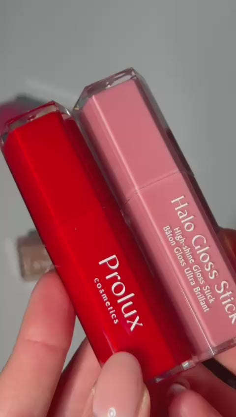 Load video: Prolux Cosmetics Halo Gloss Stick Display (60-Piece Set)
