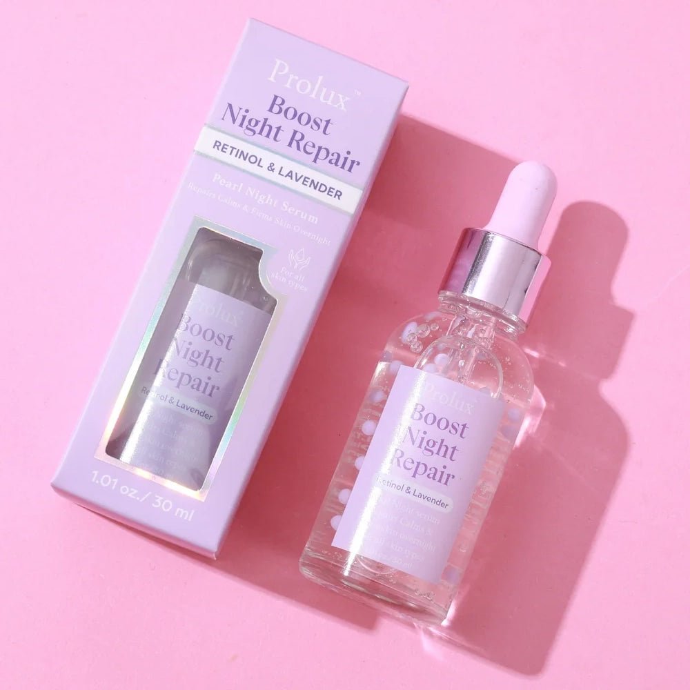 Prolux - Boost Night Repair Retinol & Lavender Pearl Night Serum - TRUECOLOR WHOLESALE