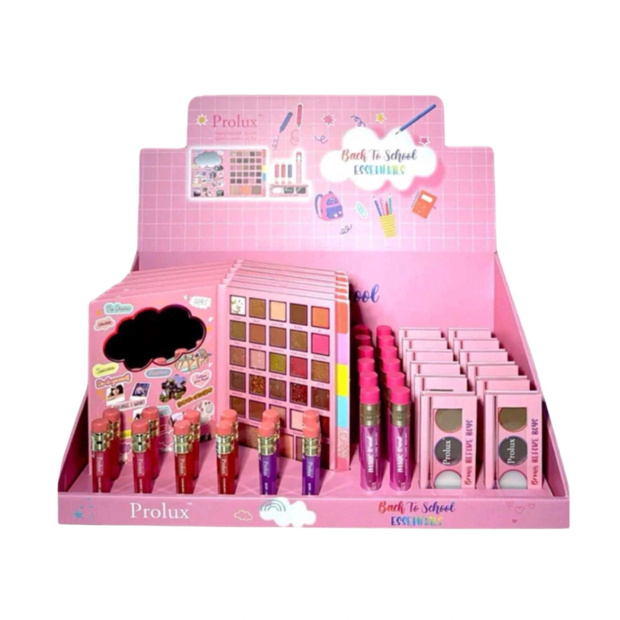Prolux - 42 PCS Back to School Essential Makeup Set - TRUECOLOR WHOLESALE