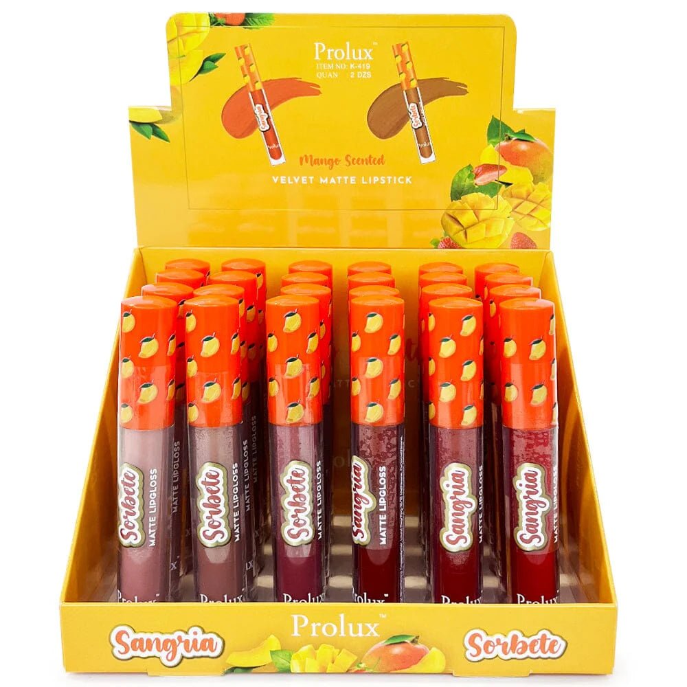 Prolux - Mango Scented Velvet Matte Lipstick - TRUECOLOR WHOLESALE
