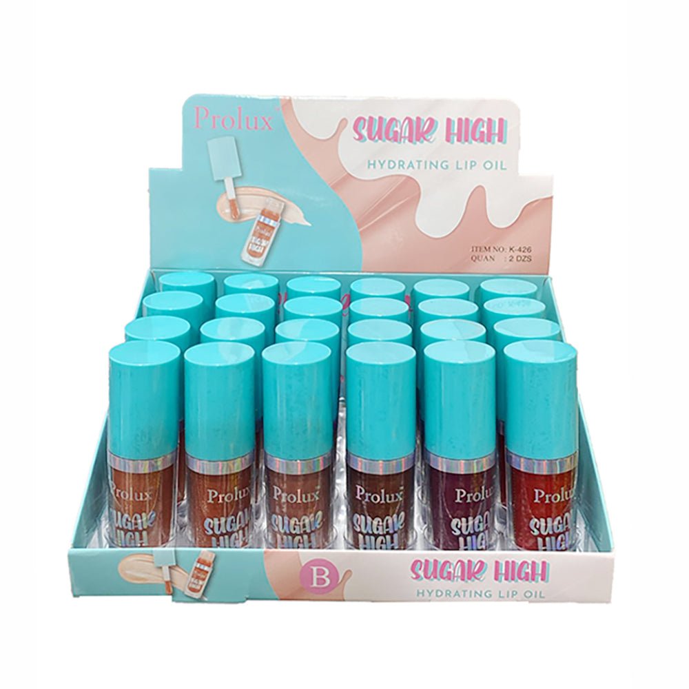 Prolux - Sugar High Hidrating Lip Oil - B - TRUECOLOR WHOLESALE