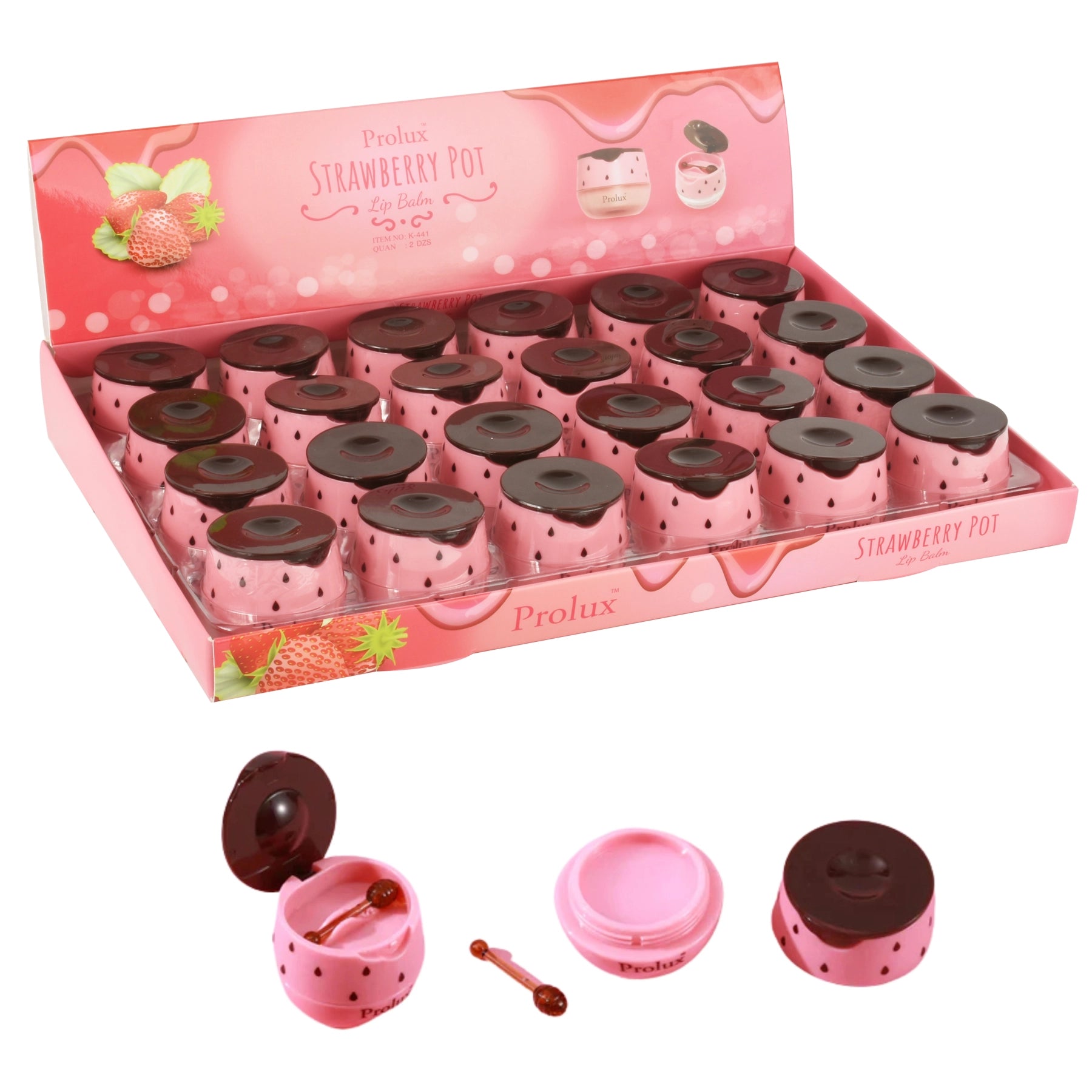 Prolux - Strawberry Pot Lip Balm