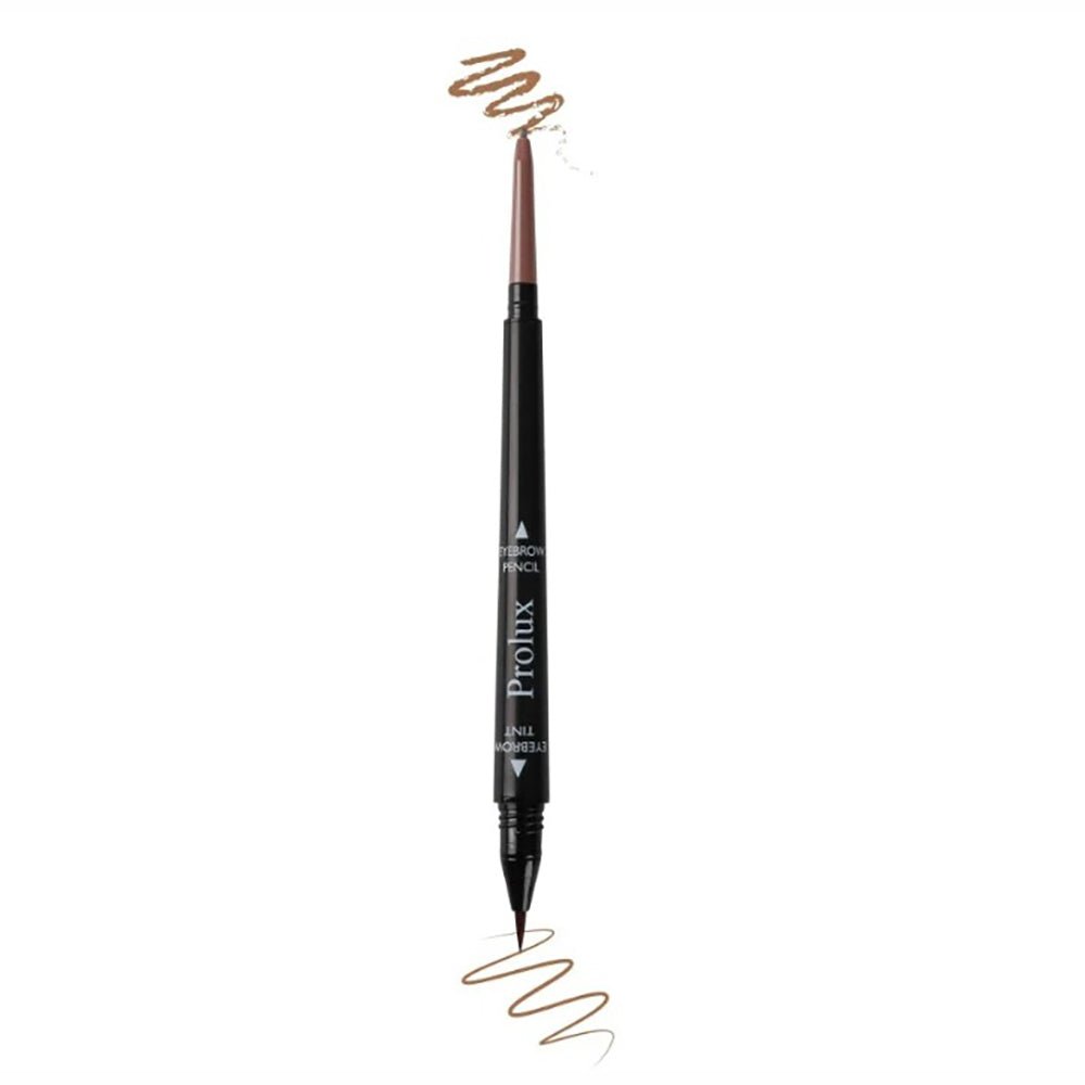 Prolux - 2 In 1 Eyebrow Pencil Medium Brown - TRUECOLOR WHOLESALE