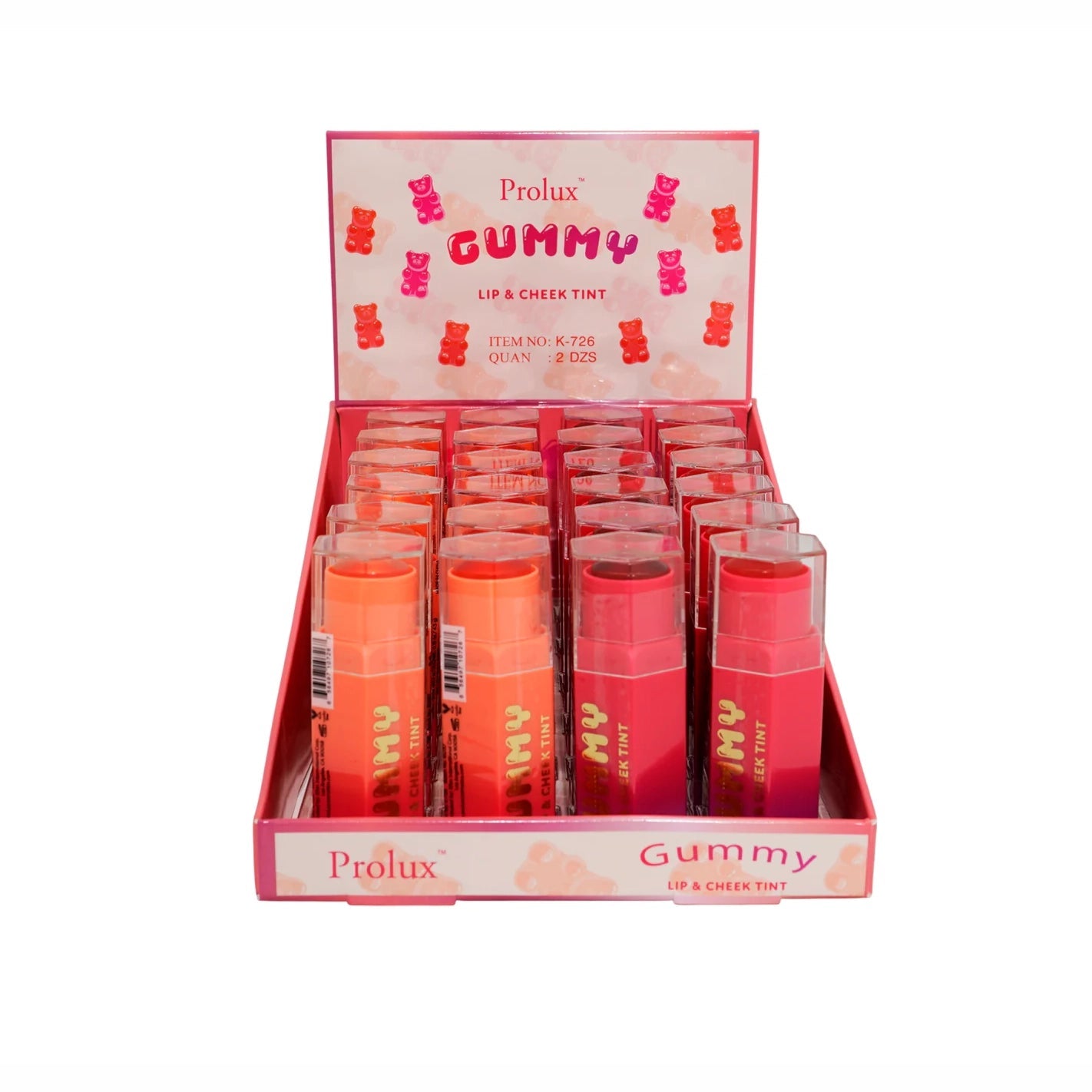 Prolux - Gummy Lip & Cheek Tint - TRUECOLOR WHOLESALE