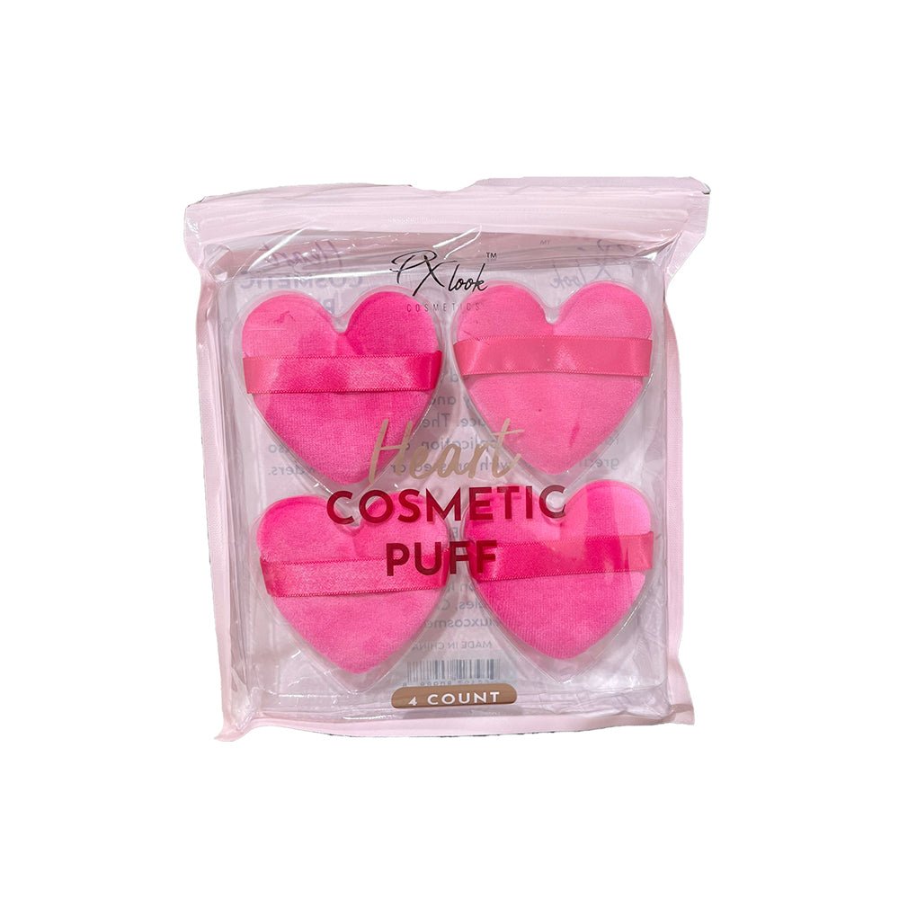 Prolux - Heart Powder Puffs - TRUECOLOR WHOLESALE