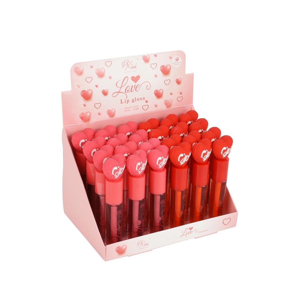Prolux - Love Heart Lip Gloss - TRUECOLOR WHOLESALE