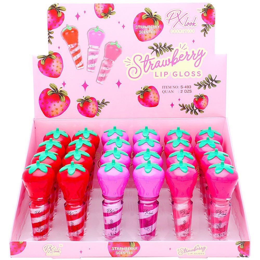 Prolux - Strawberry Lipgloss Strawberry Scented - TRUECOLOR WHOLESALE