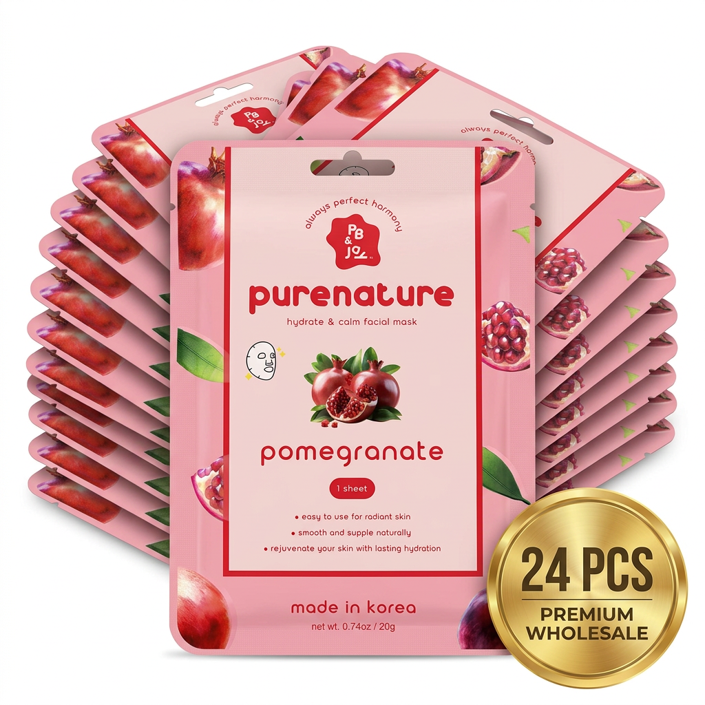 PB & JAY - Purenature Face Mask - POMEGRANATE