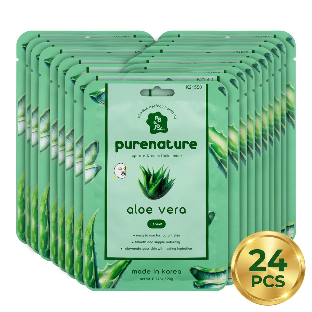 PB & JAY - Purenature Face Mask - ALOE VERA