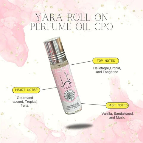 Lattafa - Yara Roll On Perfume Oil by Ard Al Zaafaran (10ml)