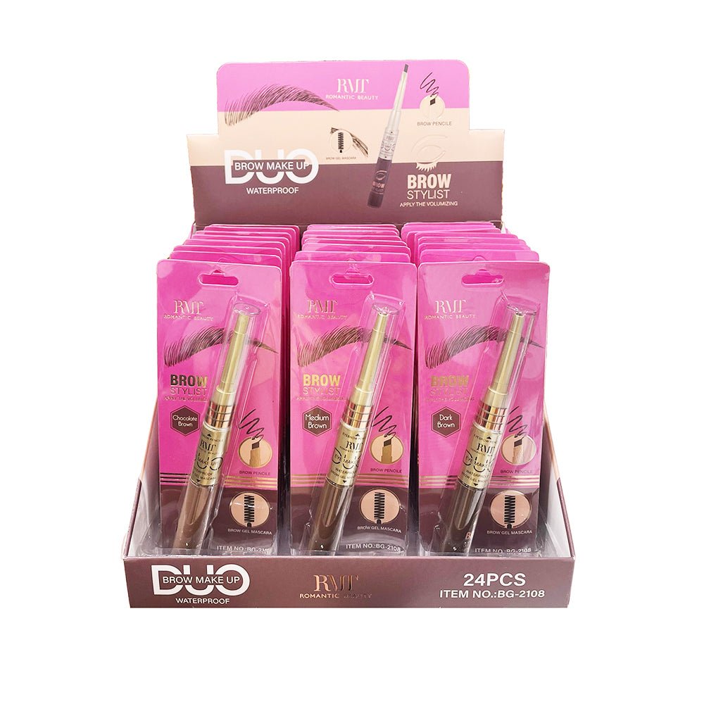 ROMANTIC BEAUTY - DUO Brow Make Up Waterproof - TRUECOLOR WHOLESALE