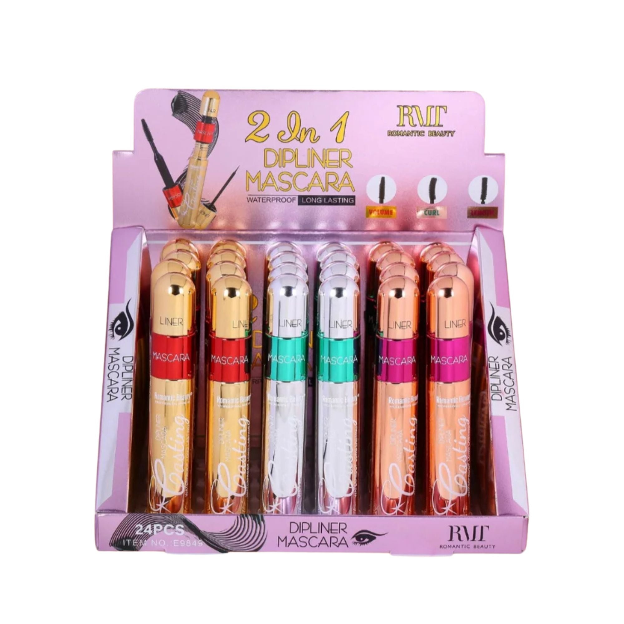 Romantic Beauty - 2in1 Lasting Mascara + Eyeliner - TRUECOLOR WHOLESALE