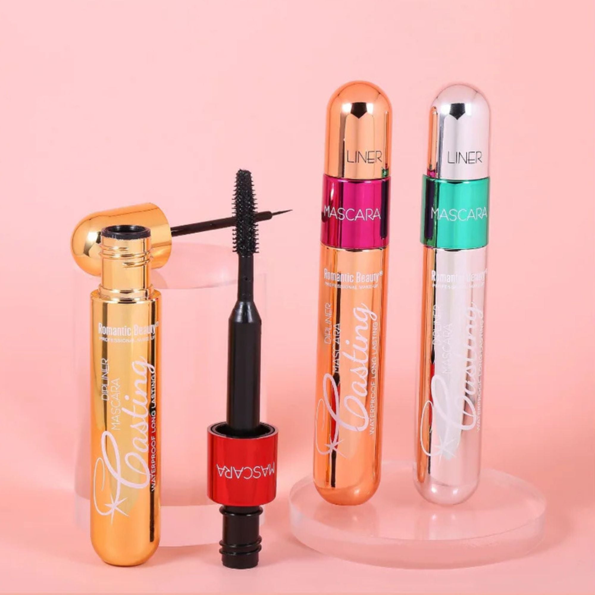Romantic Beauty - 2in1 Lasting Mascara + Eyeliner - TRUECOLOR WHOLESALE