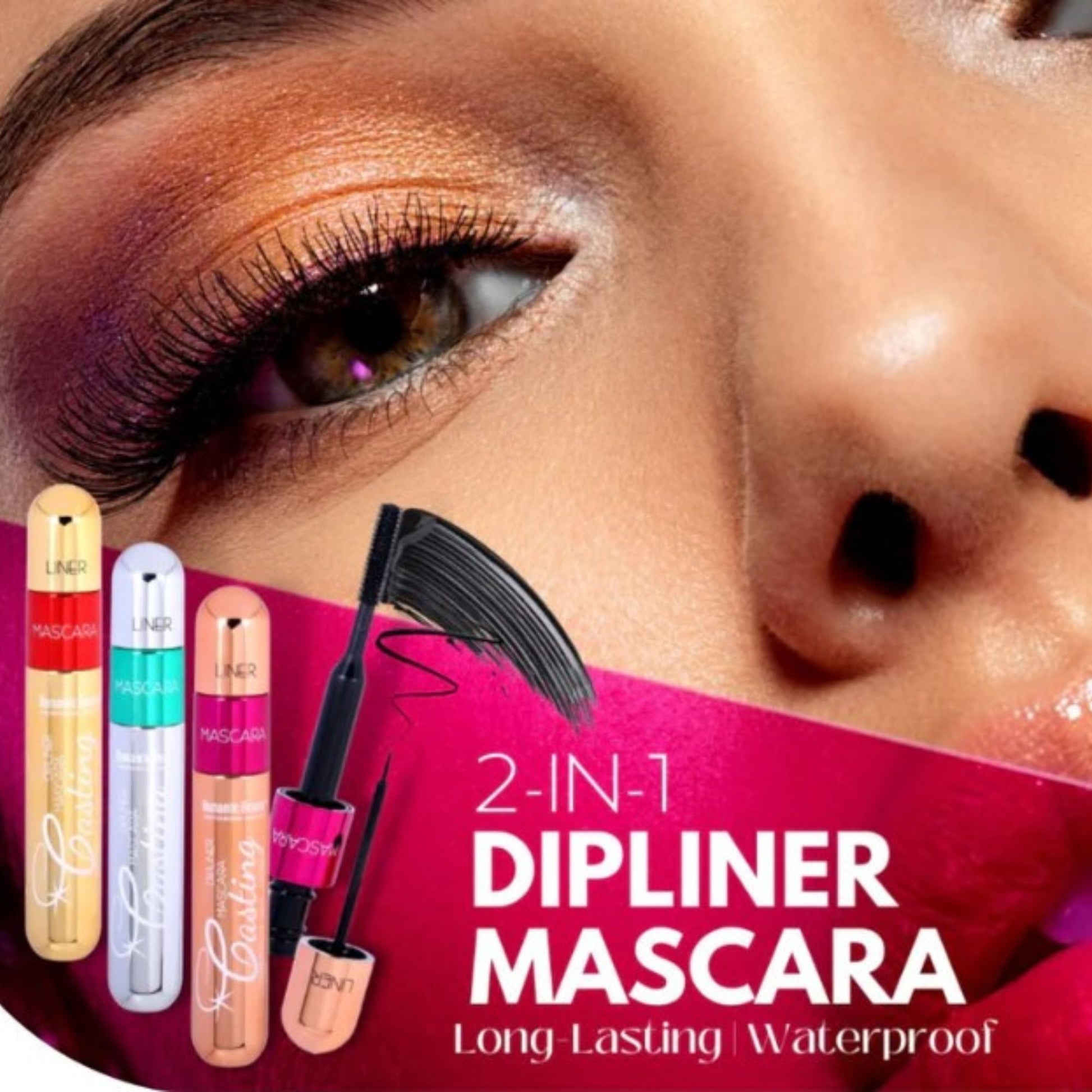 Romantic Beauty - 2in1 Lasting Mascara + Eyeliner - TRUECOLOR WHOLESALE