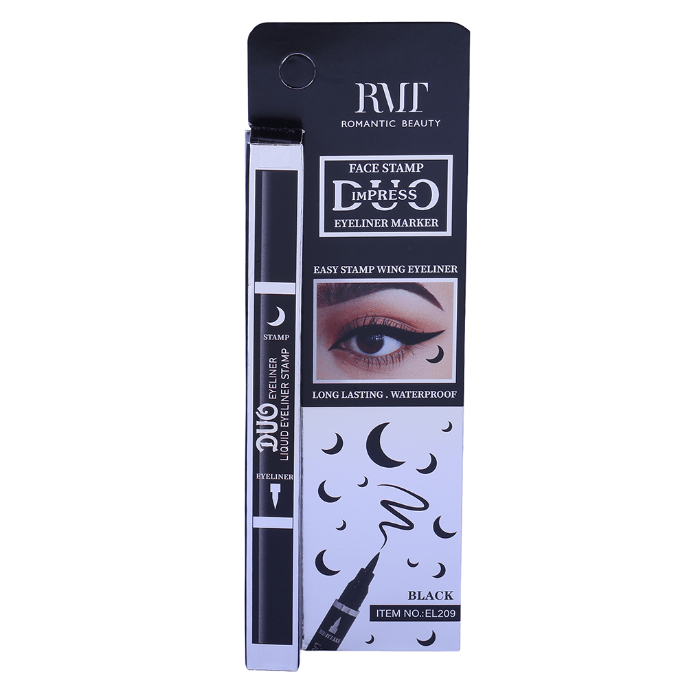Romantic Beauty - Face Stamp Impress Duo Eyeliner Marker - TRUECOLOR WHOLESALE
