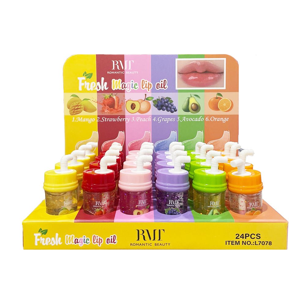 Romantic Beauty - Fresh Fruit Magic Lip Oil - TRUECOLOR WHOLESALE
