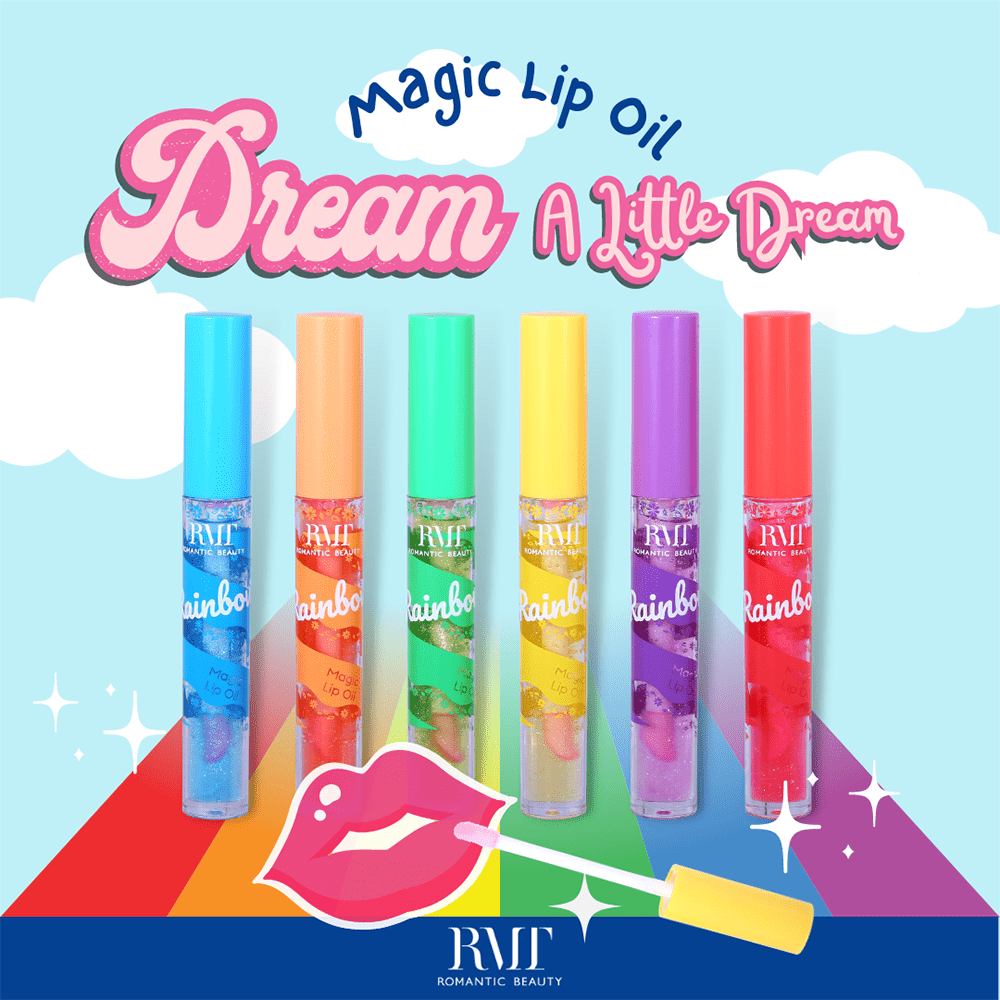 ROMANTIC BEAUTY - Dream Rainbow Magic Lip Oil - TRUECOLOR WHOLESALE
