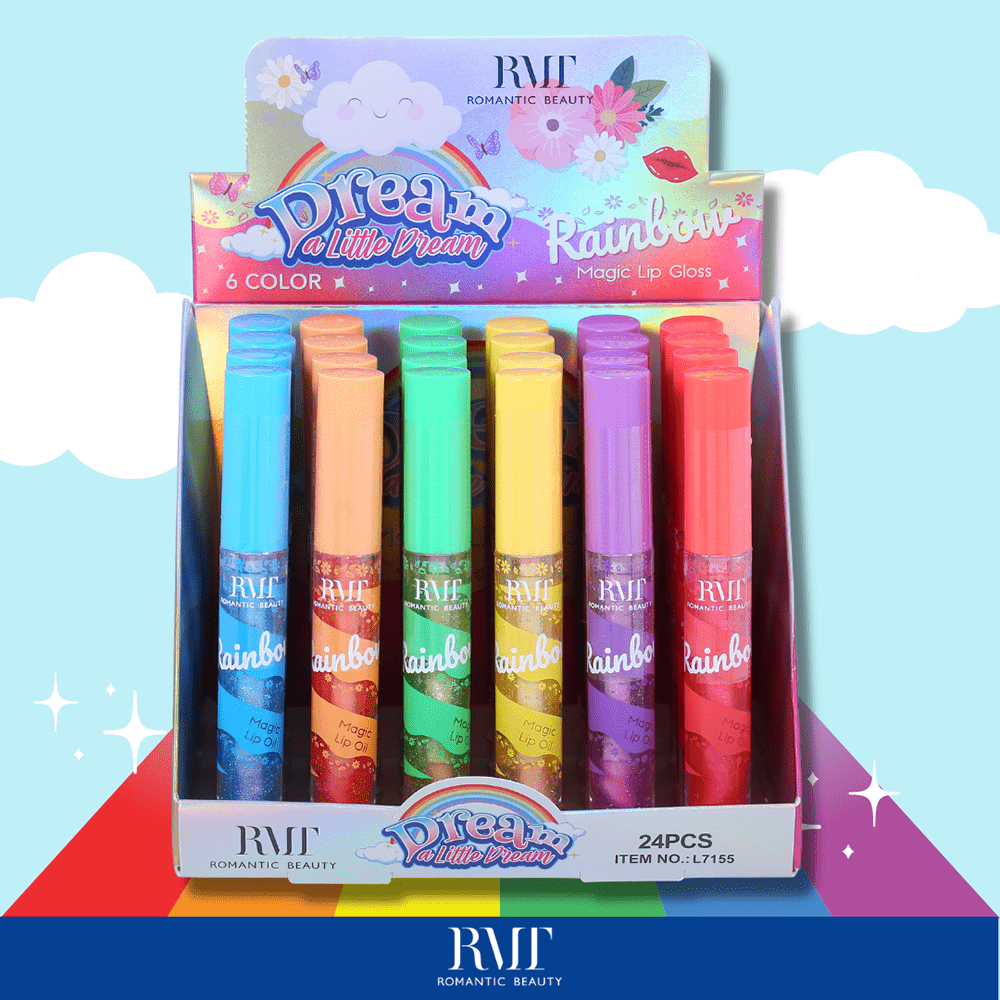 ROMANTIC BEAUTY - Dream Rainbow Magic Lip Oil - TRUECOLOR WHOLESALE