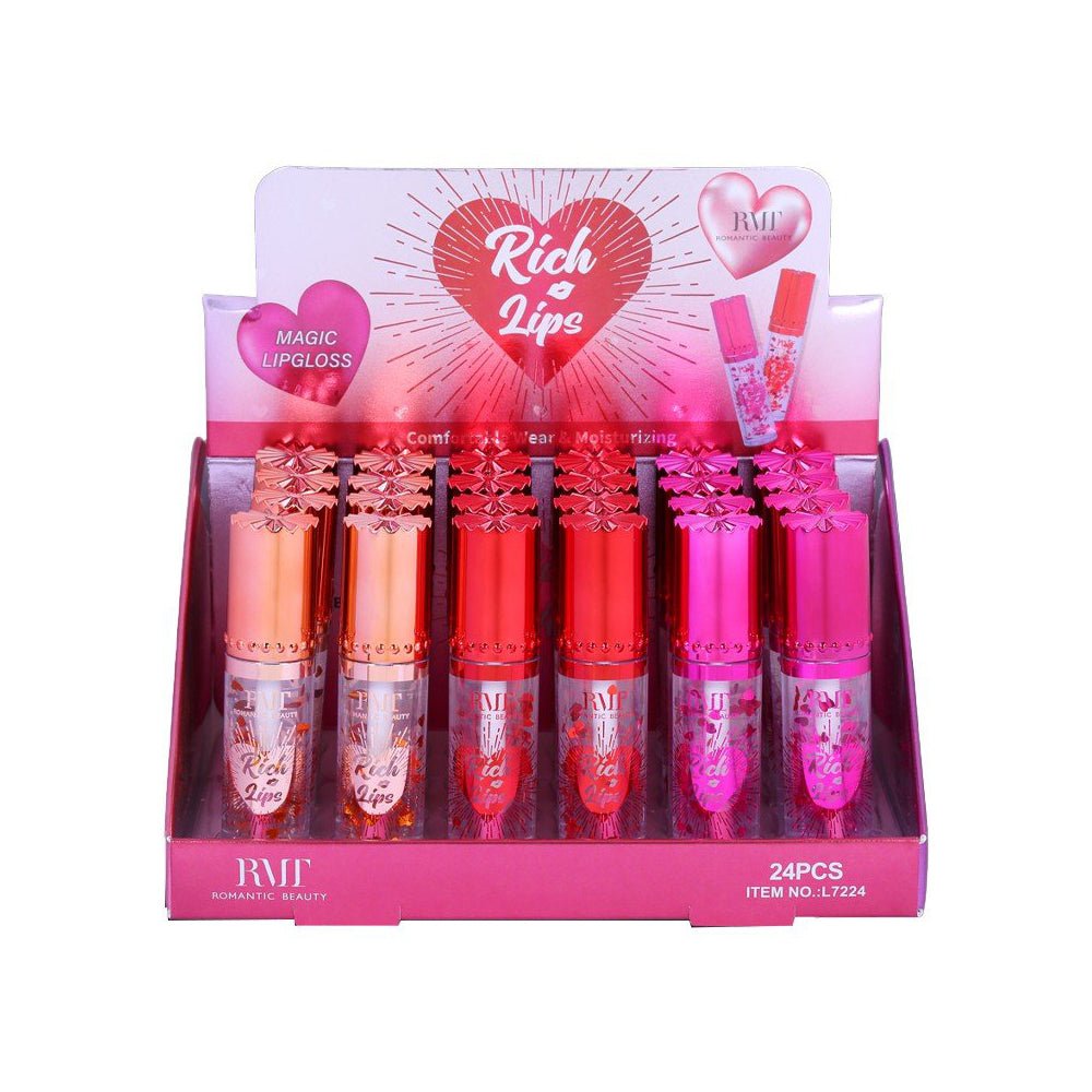 ROMANTIC BEAUTY - Rich Lips Magic Lip Gloss - TRUECOLOR WHOLESALE