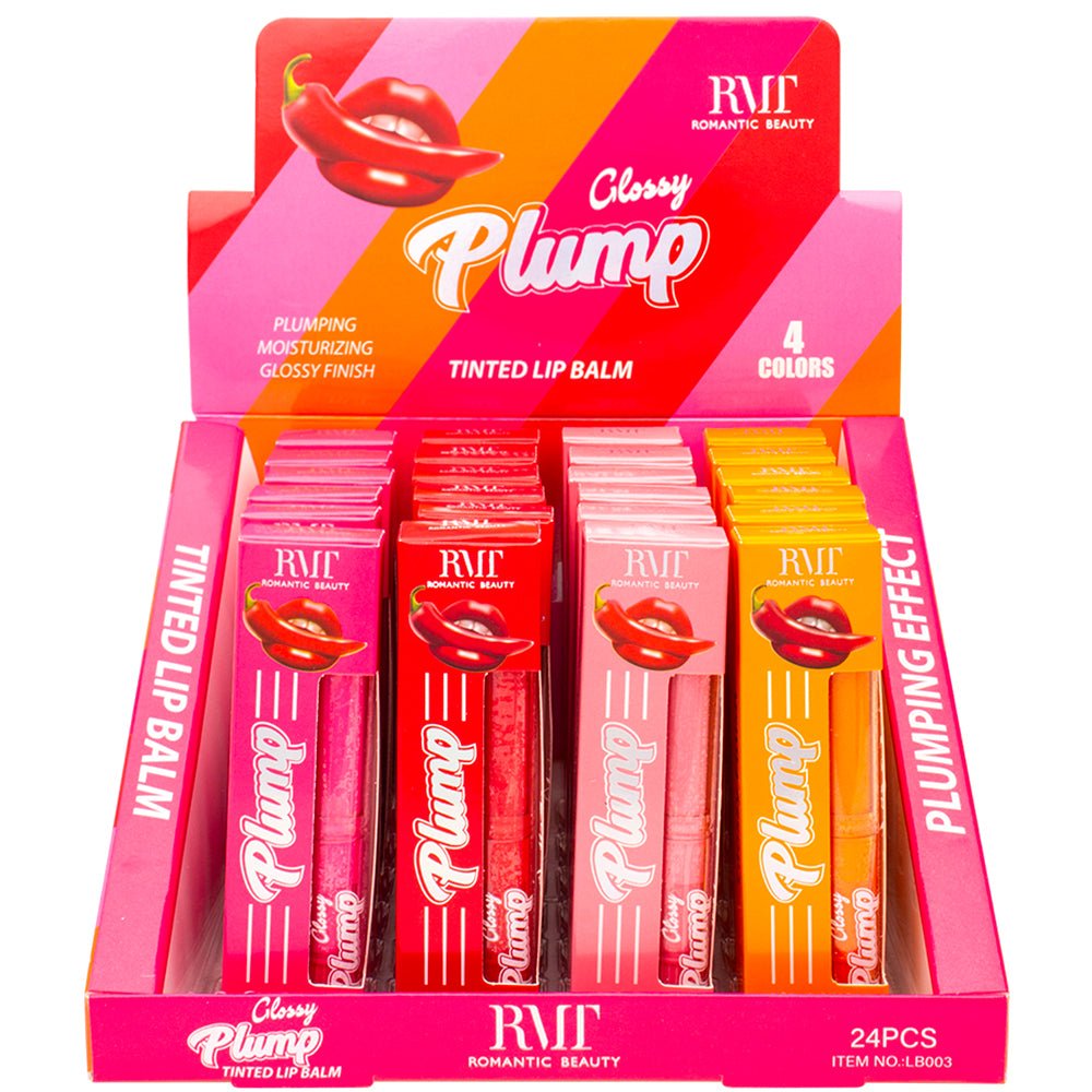 Romantic Beauty - Glossy Plump Tinted Lip Balm - TRUECOLOR WHOLESALE
