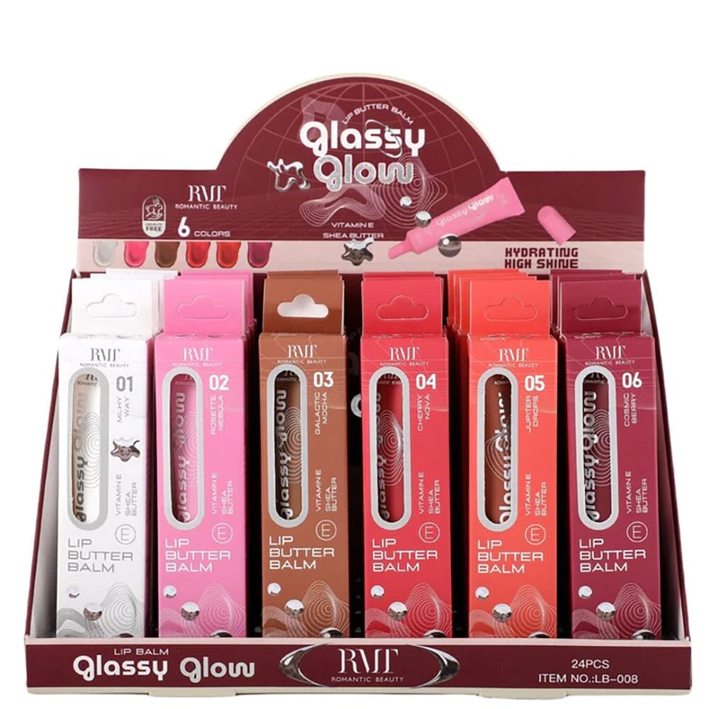 Romantic Beauty - Glassy Glow Lip Butter Balm - TRUECOLOR WHOLESALE