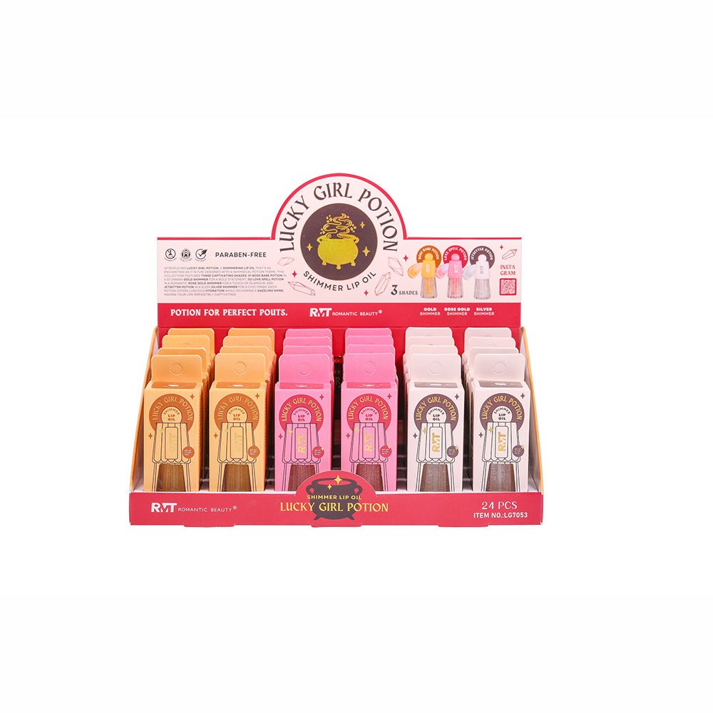 OZE LAB - Lucky Girl Potion Shimmer Lip Oil (W - E - 03) - TRUECOLOR WHOLESALE